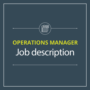 operations manager job description