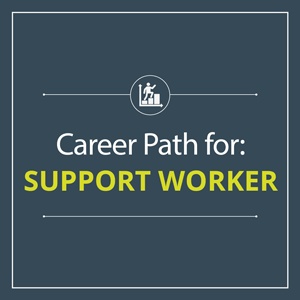 support worker career path