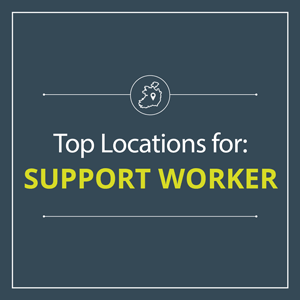 top cities for support workers